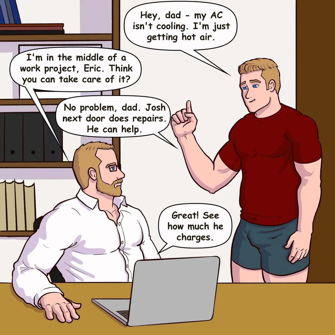 Gabo Artwork Comic 53 - The Neighbour page 6 full