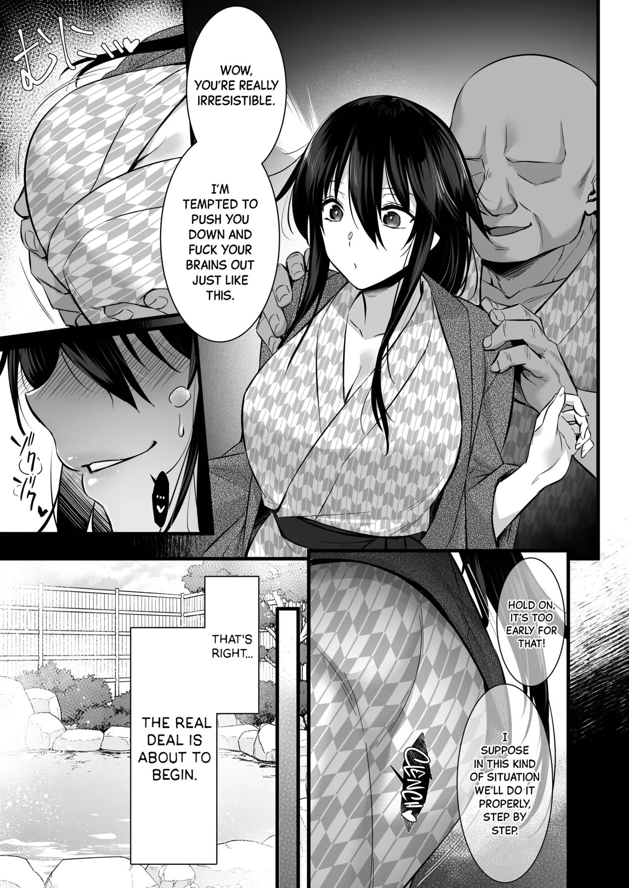 Rental Tanetsuke Oji-san 6 ~Tanetsuke Oji-san-tachi to Iku! Yari Makuri Nakadashi Rankou Onsen Ryokou~ page 8 full