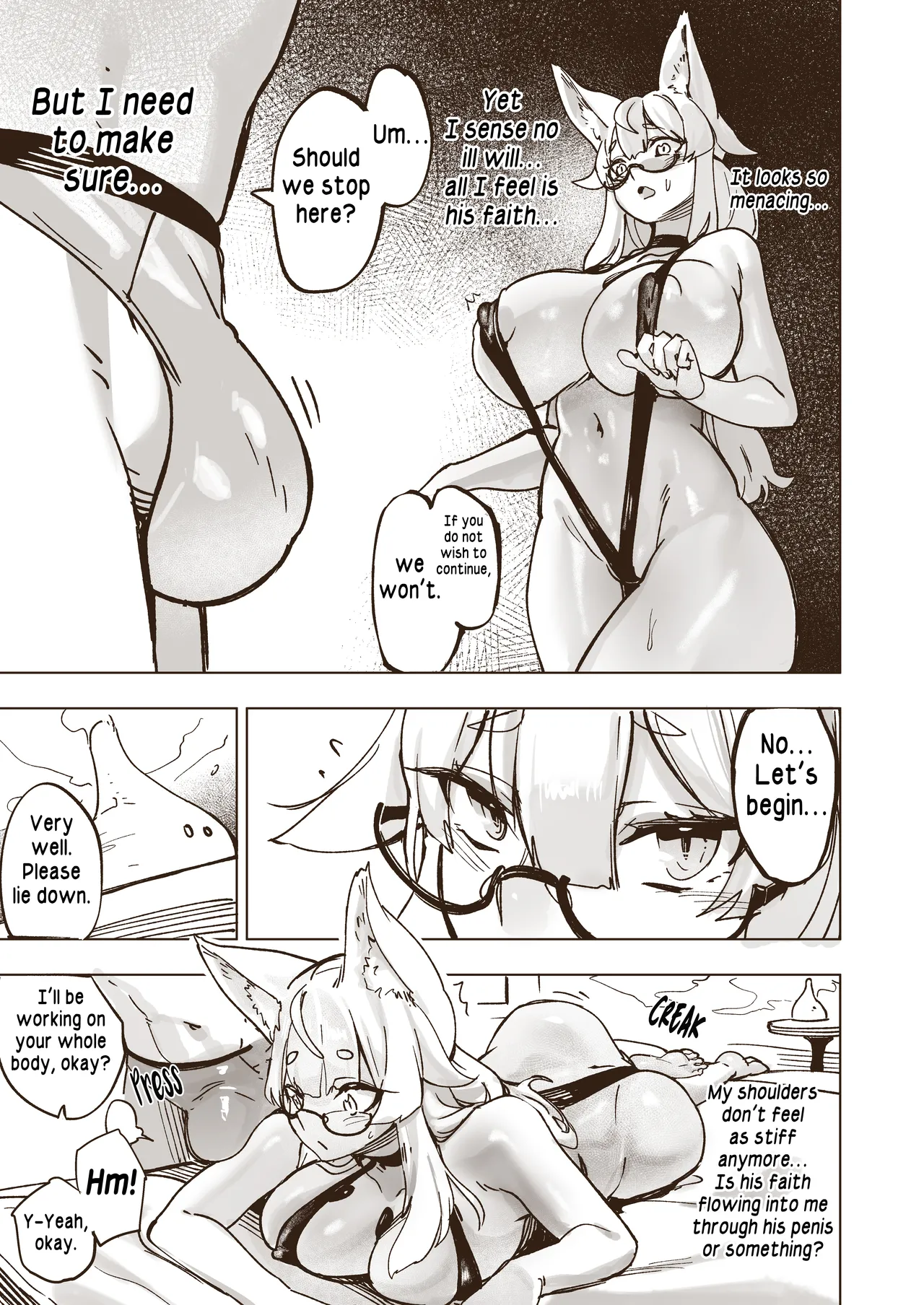 Shiniki Zecchou KamiRepe Shichau Ura Massage Ten | Goddesses Pleasure Parlor page 6 full