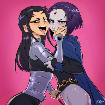 [SYTOkun] Raven x Blackfire x Jinx (Teen Titans) cover