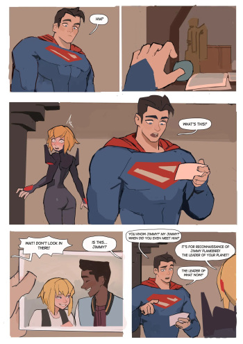[Amugea] Supergirl (My Adventures with Superman) cover