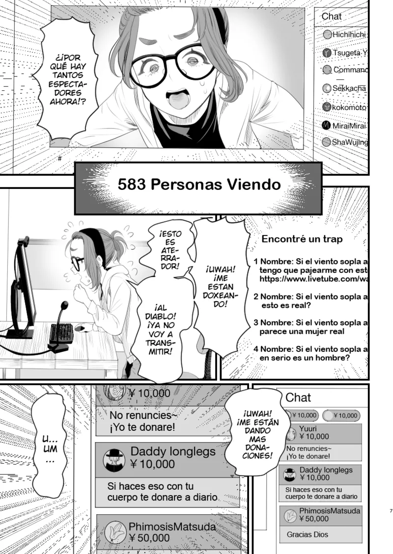 Otokonoko Haishinsha Nagesen ni Noserarete Hamerarechaimashita page 7 full