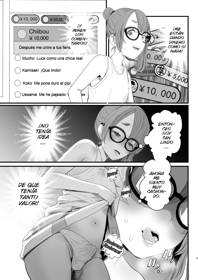 Otokonoko Haishinsha Nagesen ni Noserarete Hamerarechaimashita page 9 full