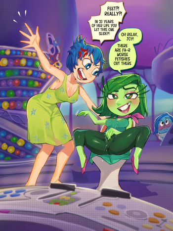 [Differland] Joy, Disgust, and Sadness (Inside Out) cover