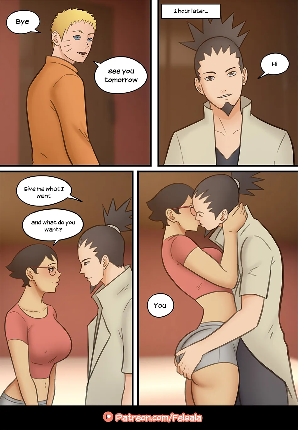 Adult Sarada Loves Everyone page 12 full