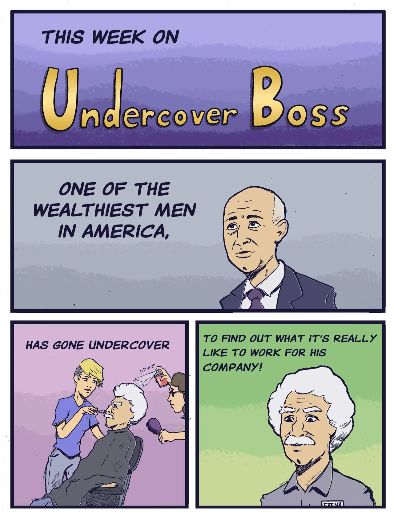 Undercover Bezos page 1 full