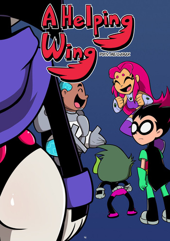 [Garabatoz] A Helping Wing (Teen Titans Go) [Spanish] cover
