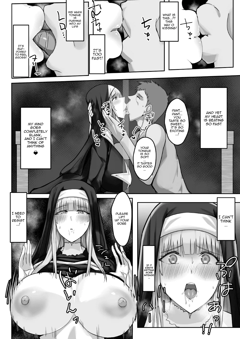 Kinpatsu Seiso Sister, Ochiru | The Blonde Pure Sister Falls page 10 full