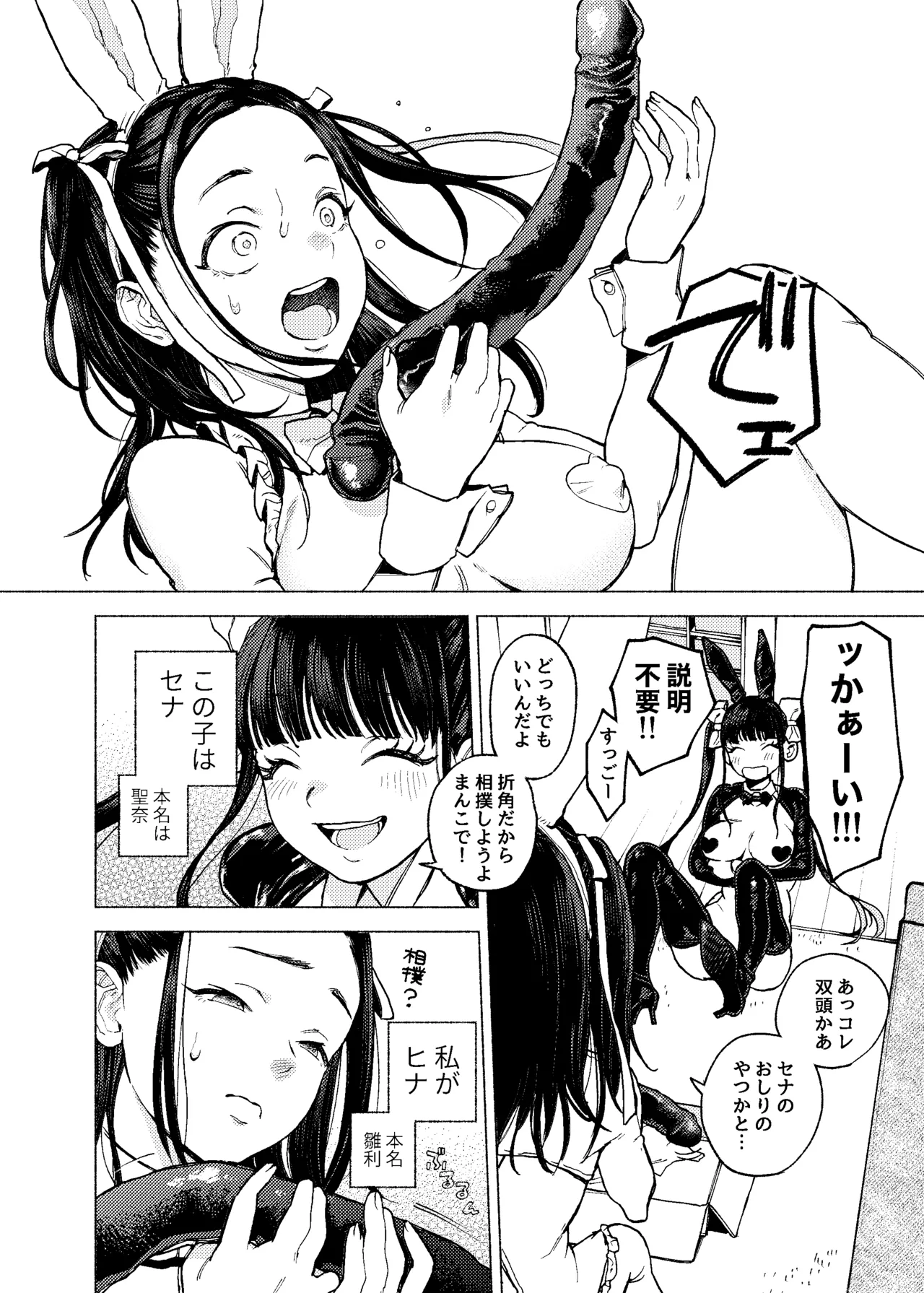 Futago Gyaku Bunny Goui Daikaiten ~Tadashi Honnin wa Nozoku~ page 3 full