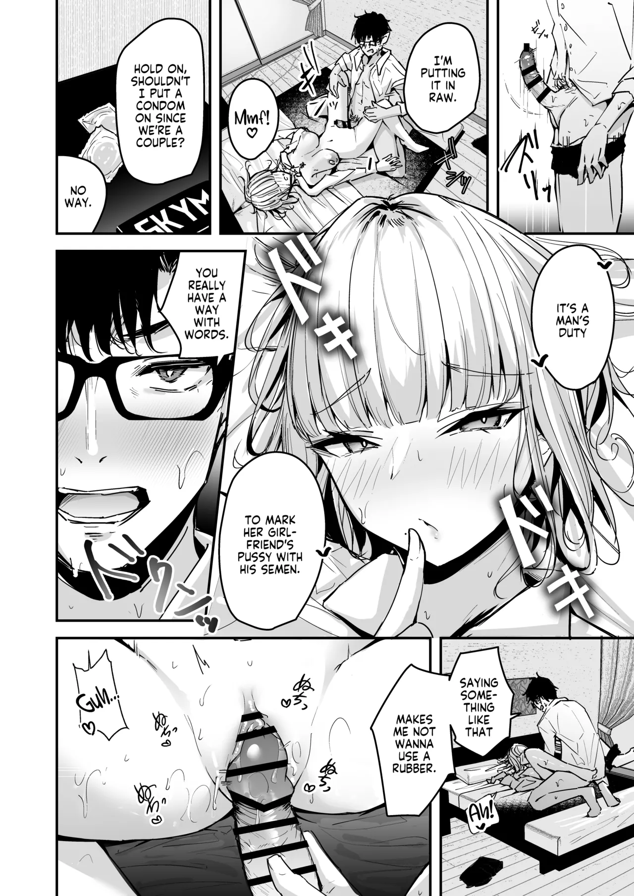 Kinpatsu Chounyuu Gal ni Gyaku DeliHeal Atsukai Sarete Iru Ore no Hanashi 2 | Blonde Gal with Huge Tits Treats Me Like a Manslut 2 page 8 full