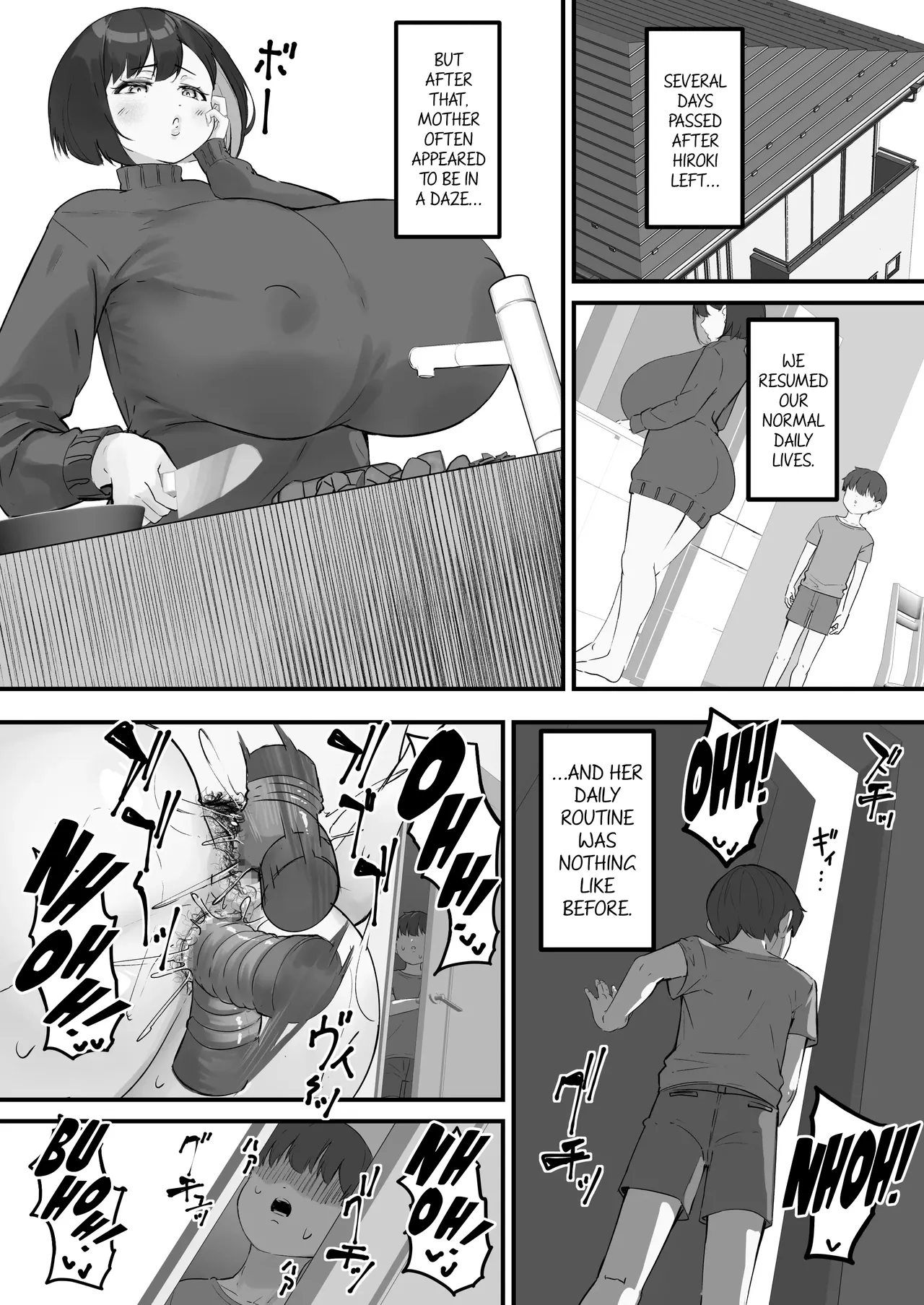 Netorare Kaa-san - Kaa-san ga Aitsu no Nikubenki ni Natta Hi 3 | The Day My Mother Became That Guy's Meat Toilet 3 page 12 full