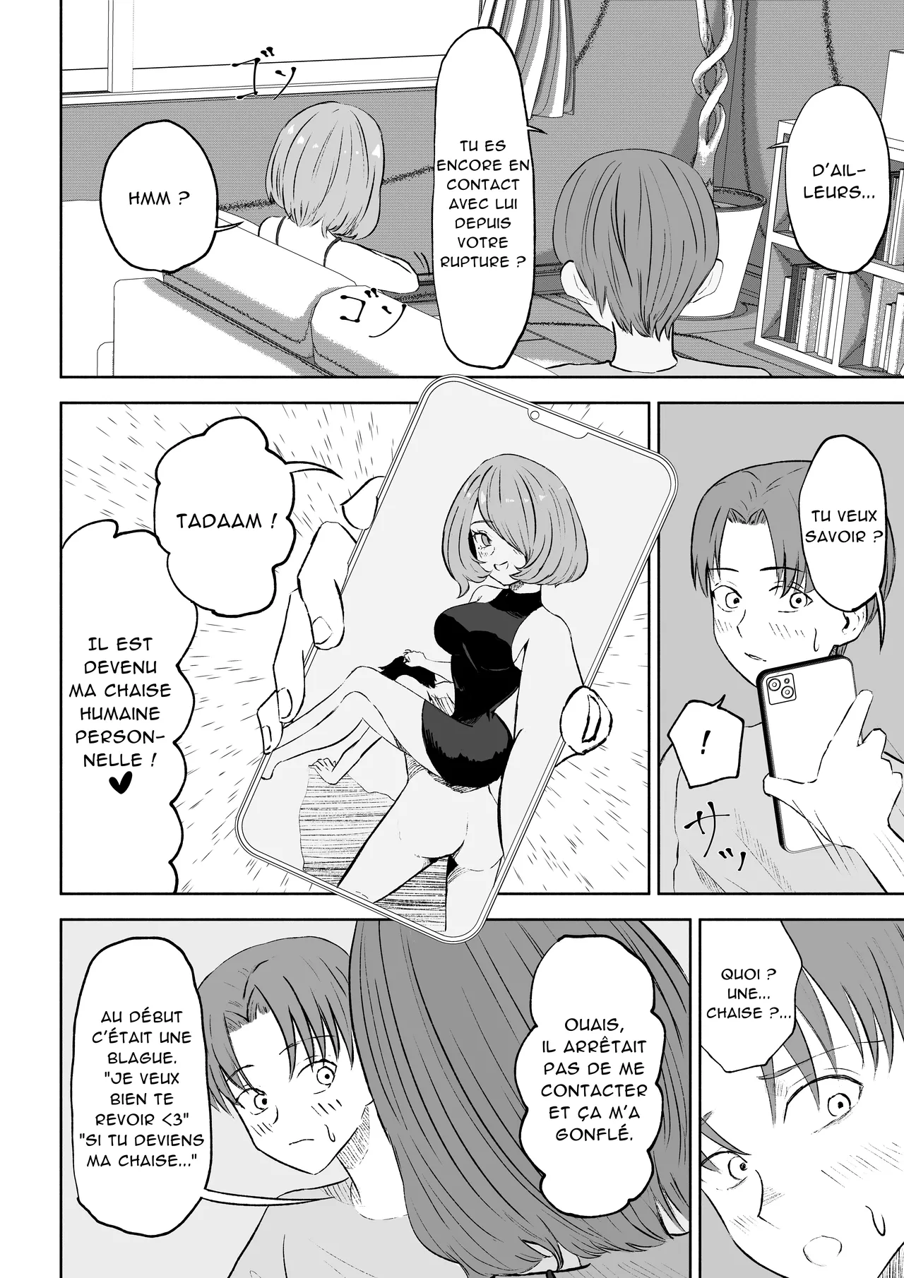Onna Tomodachi no Isu ni Naru | Devenir la Chaise de mon Amie page 10 full