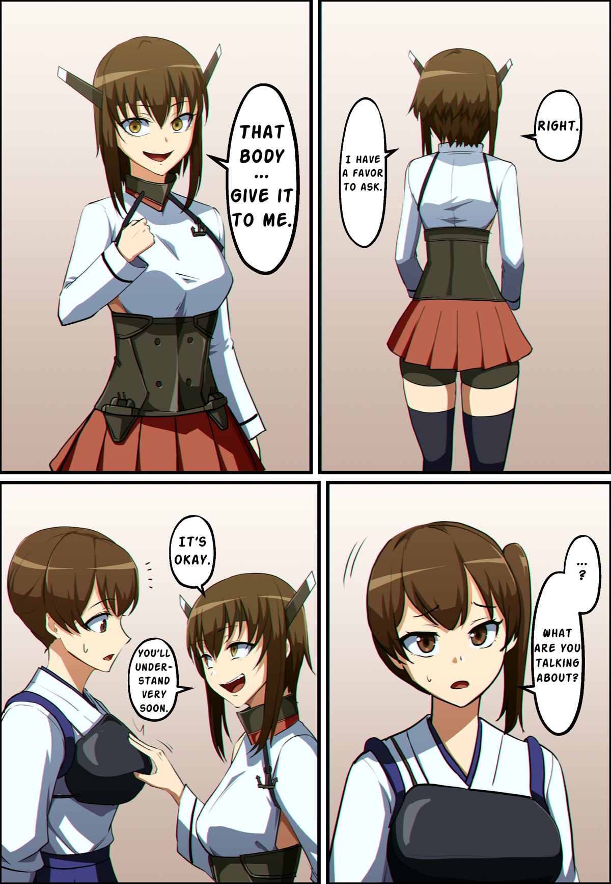 Taihou & Kaga merge possession page 4 full