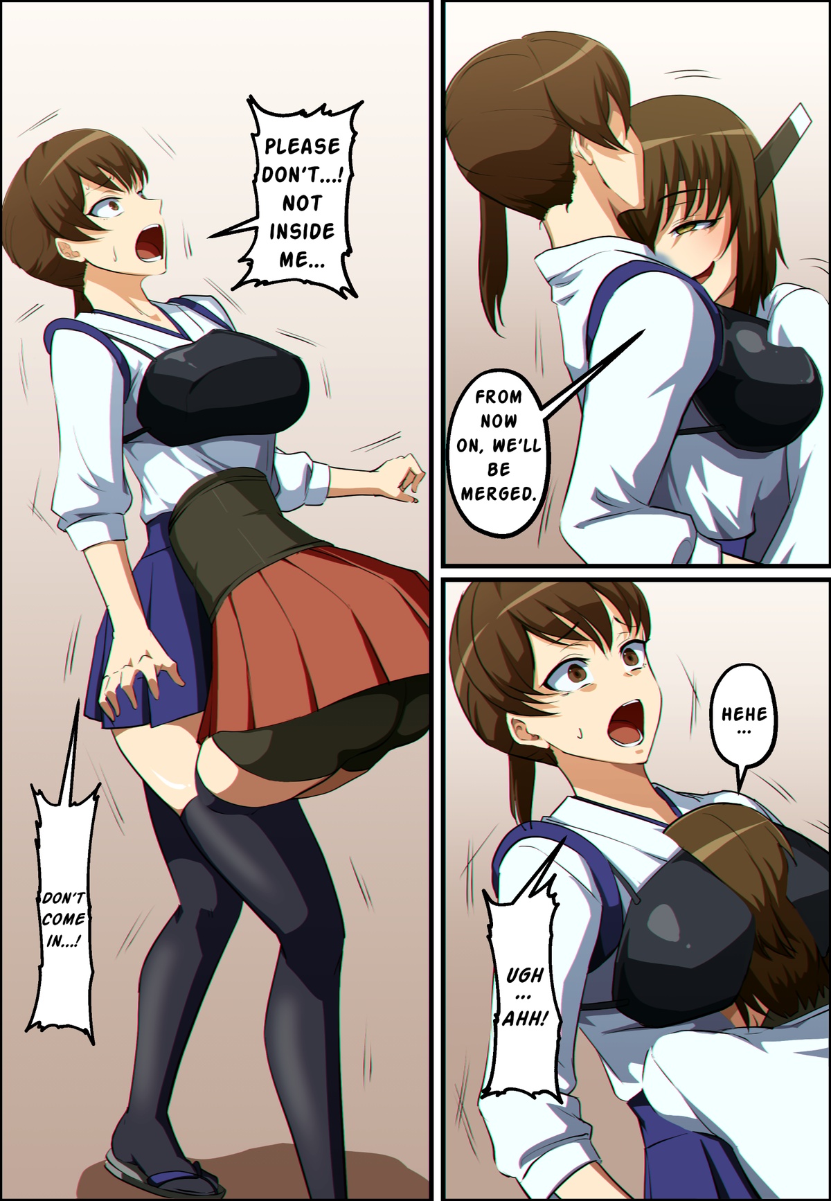 Taihou & Kaga merge possession page 6 full