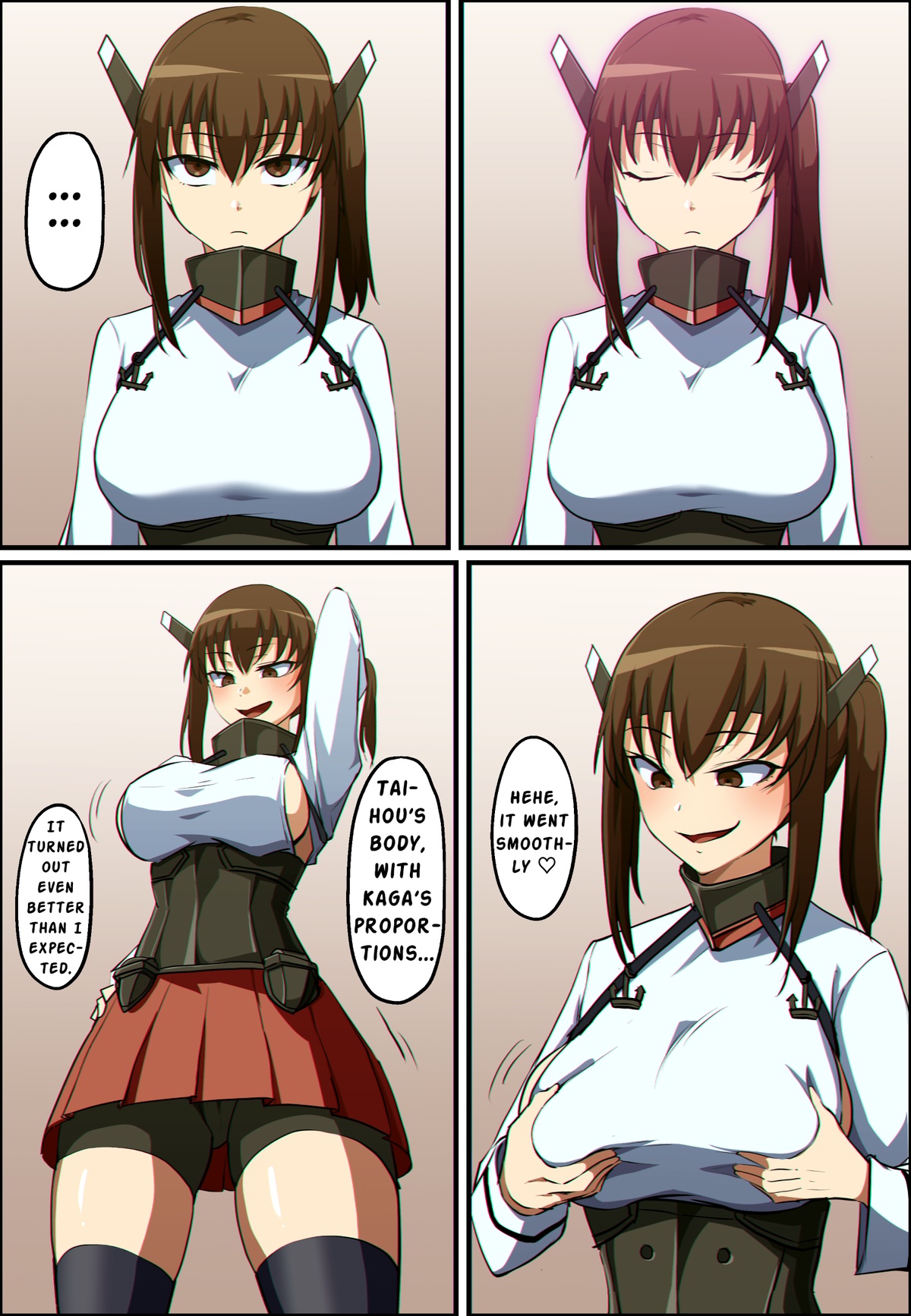 Taihou & Kaga merge possession page 8 full
