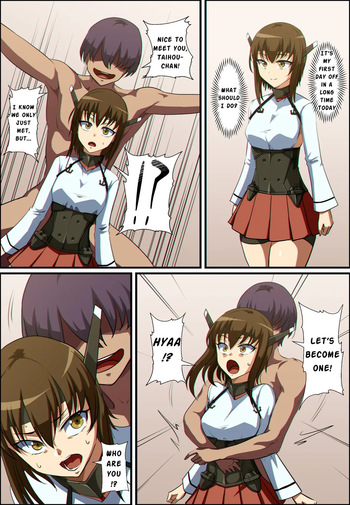 Taihou & Kaga merge possession cover