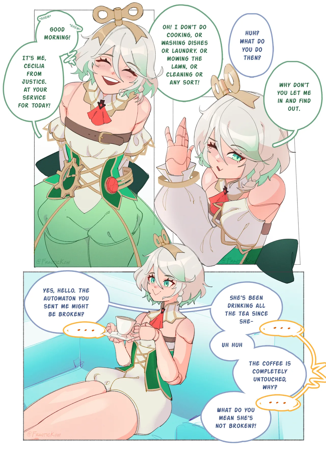 Cecilia at Your Service + Animation page 1 full