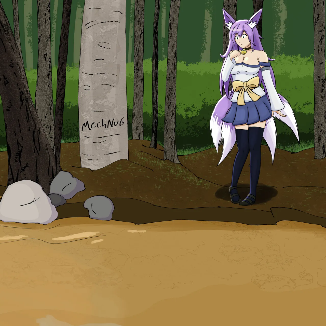 Miko's Forest Mudding! page 1 full