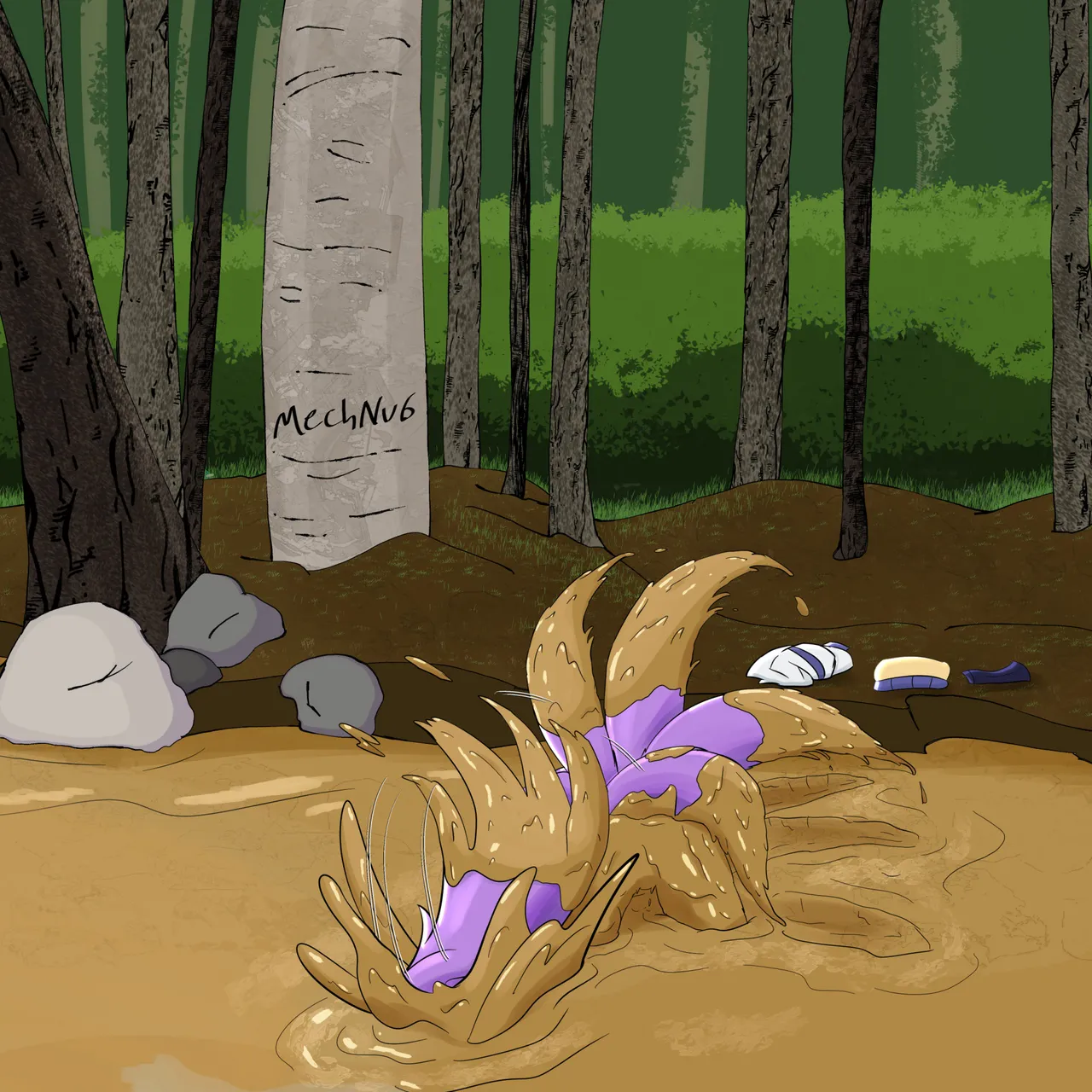 Miko's Forest Mudding! page 4 full
