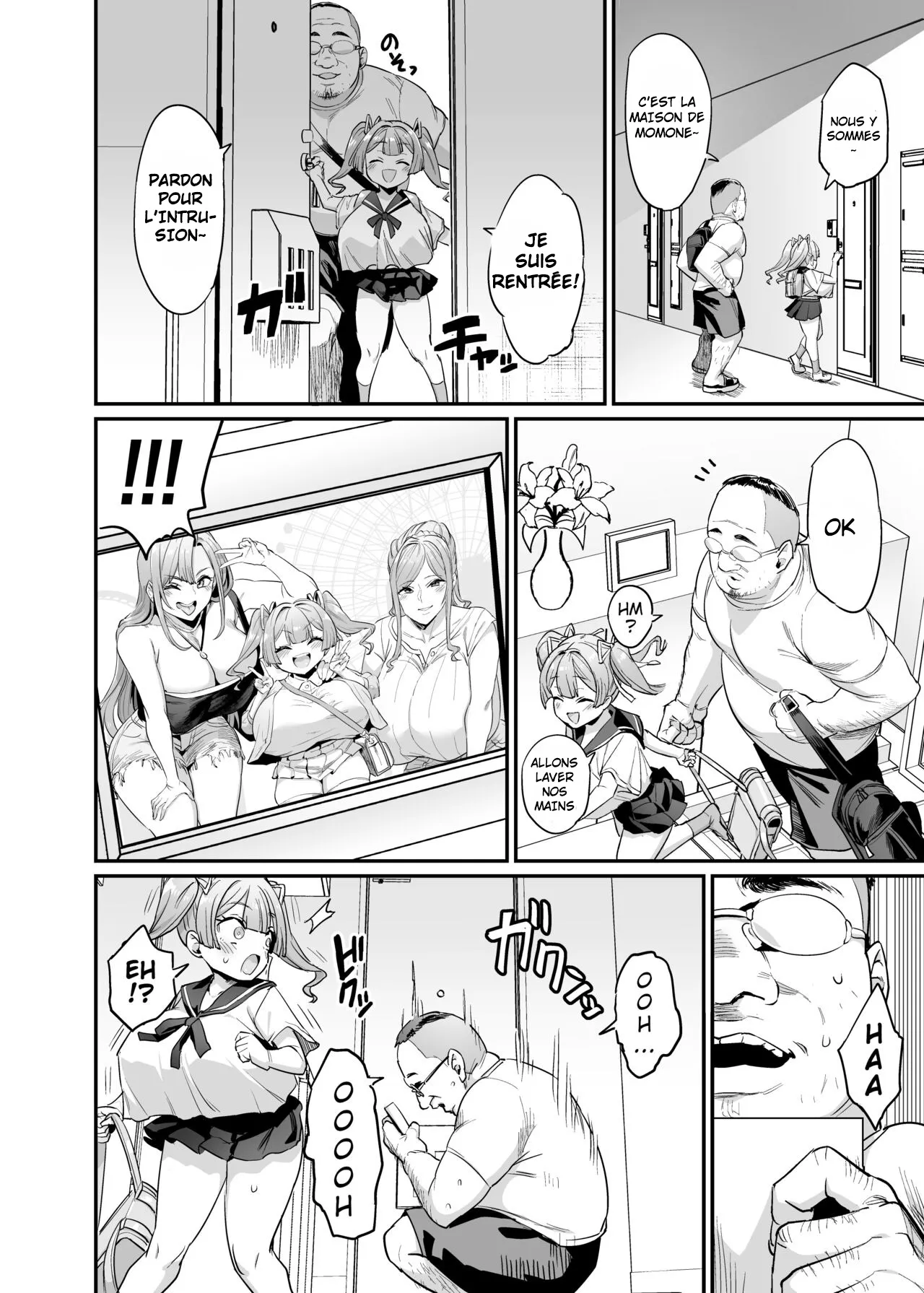Paihame Kazoku #2 Momone Aiiku |  la famille aux mamelons baisables #2 l'education sexuelle de momone page 7 full