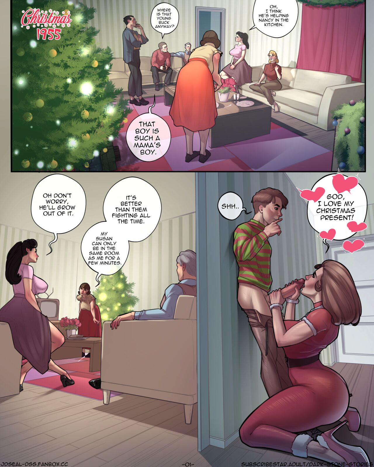 Christmas 1955 page 1 full