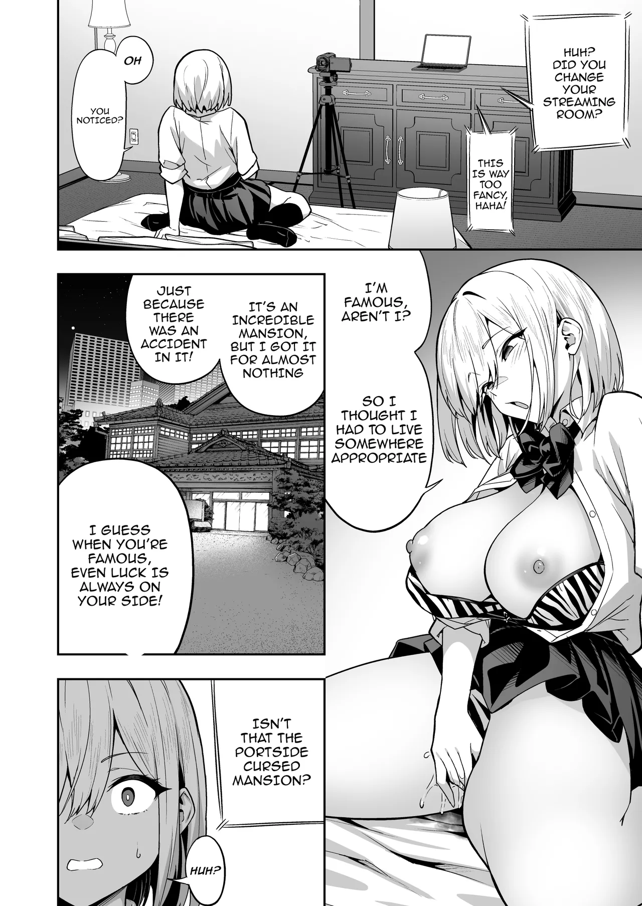 Haishin Joshi Namako no Shinrei Taiken | A Female Streamer's Raw Paranormal Experience page 8 full