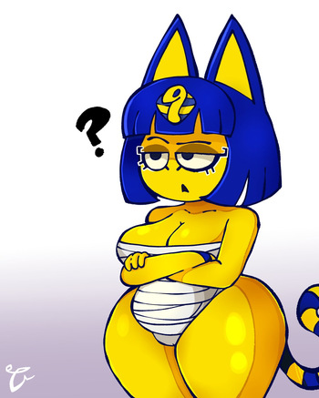 [AfroNSFW] Ankha's new friend / El nuevo amigo de Ankha cover