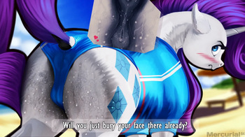 [mercurial64] Sweaty Rarity (My Little Pony) cover
