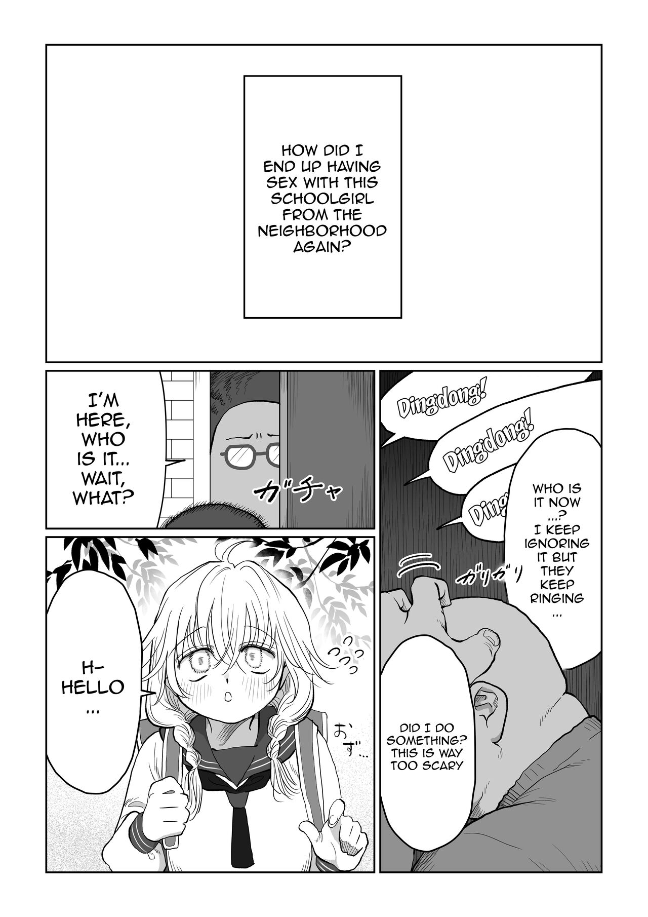Ojisan ga Muchikko ni Ecchi na Koto o Oshieru Hanashi Joukan | An Old Man Teaching An Ignorant Girl All About Sex - First Part page 12 full
