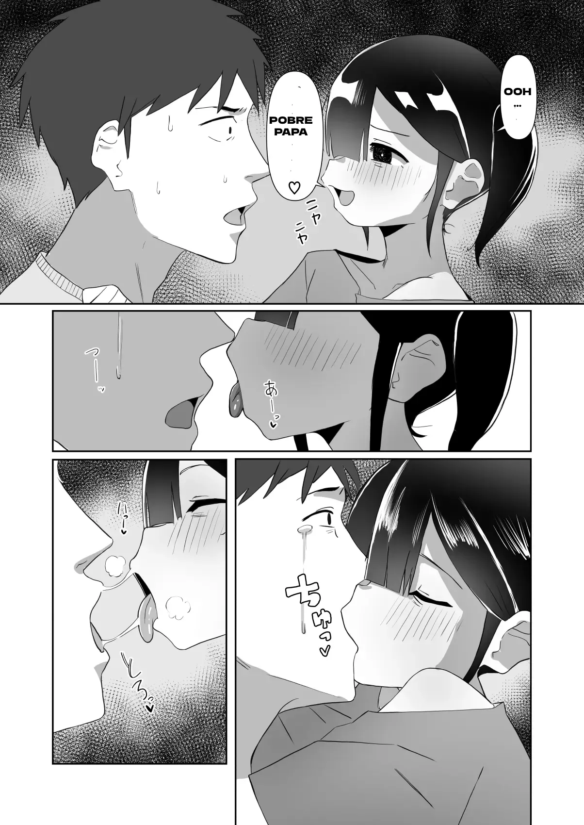 Nekura Musume no Gyaku NTR no Yarikata ~Chi no Tsunagatteinakatta Musume to Asa made Haitoku Uwaki Ecchi♥~ | La Chica Sombría Comete NTR Inverso ~Sexo Inmoral y Engañoso con Mi Hija♥~ page 11 full