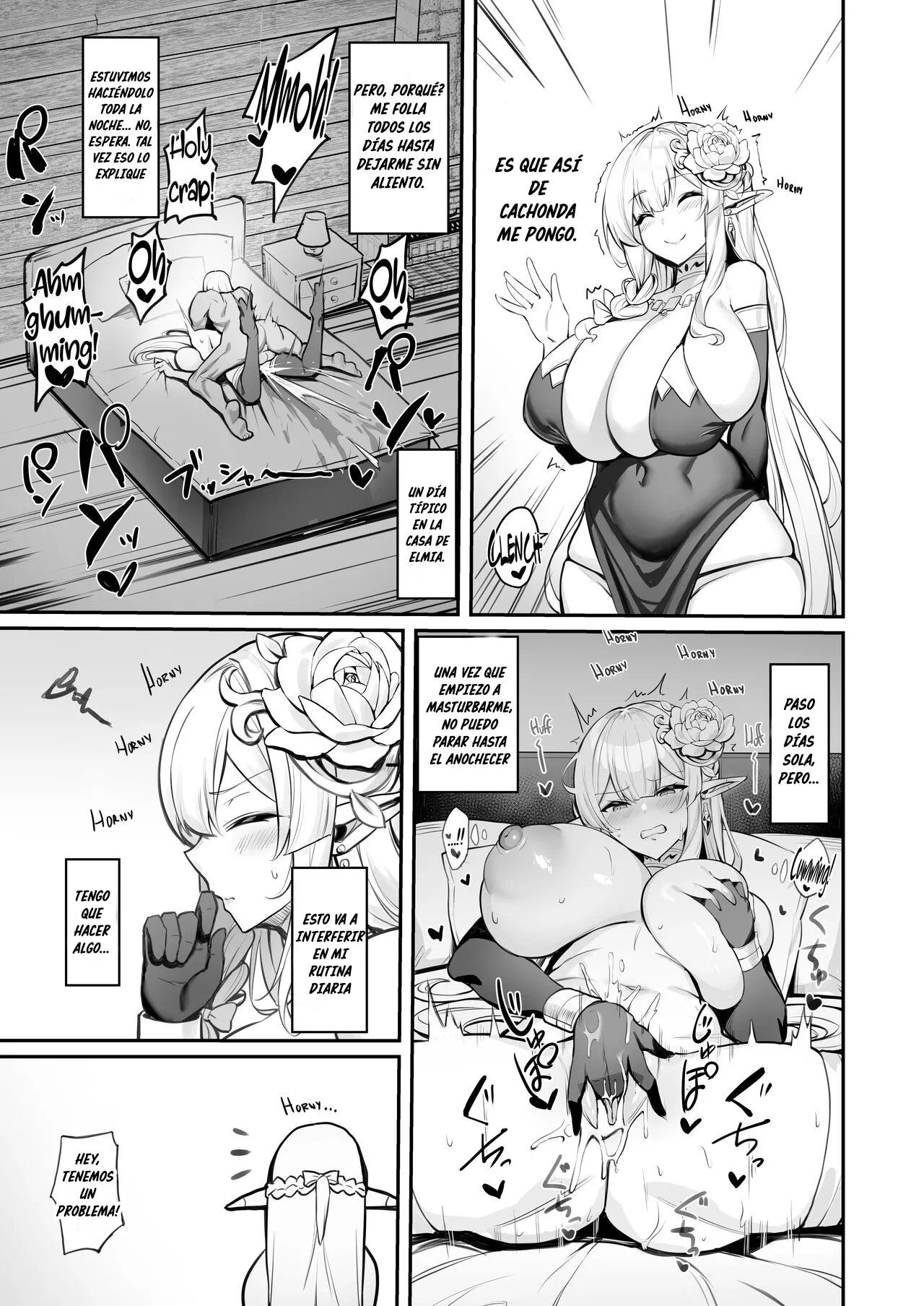 Hitozuma Elf wa Yokkyuu Fuman | La Esposa Elfa Está Reprimida page 6 full