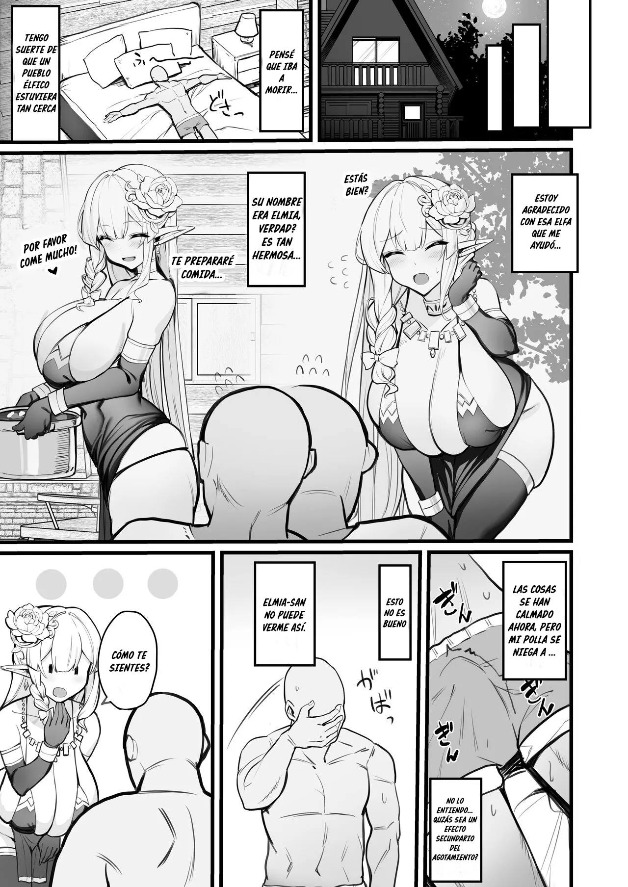 Hitozuma Elf wa Yokkyuu Fuman | La Esposa Elfa Está Reprimida page 8 full