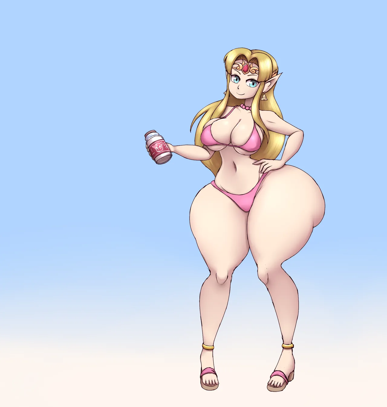 Princess Zelda's Dairy Dare page 9 full