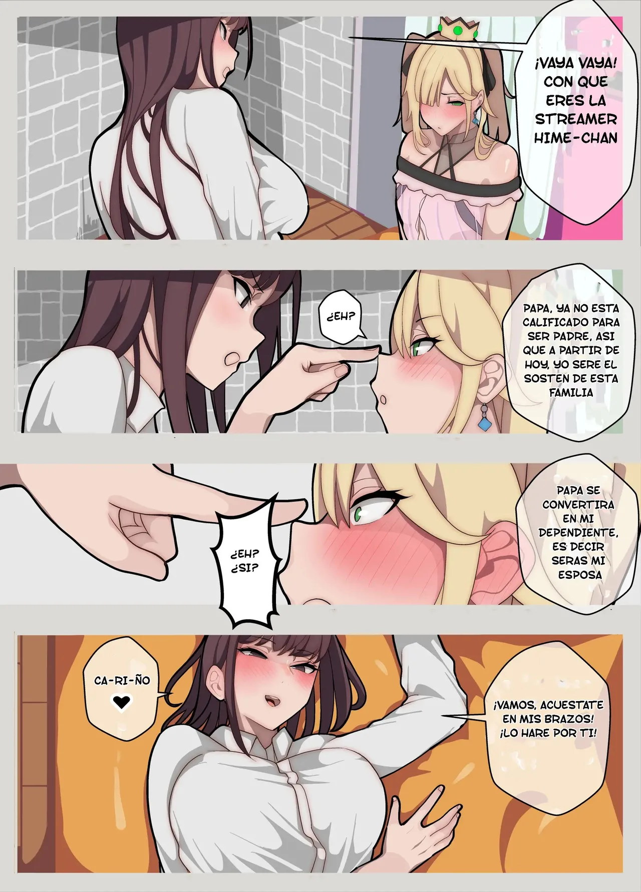 Hime-chan chi papa wa hime-chan watashi wa otto to narite page 8 full
