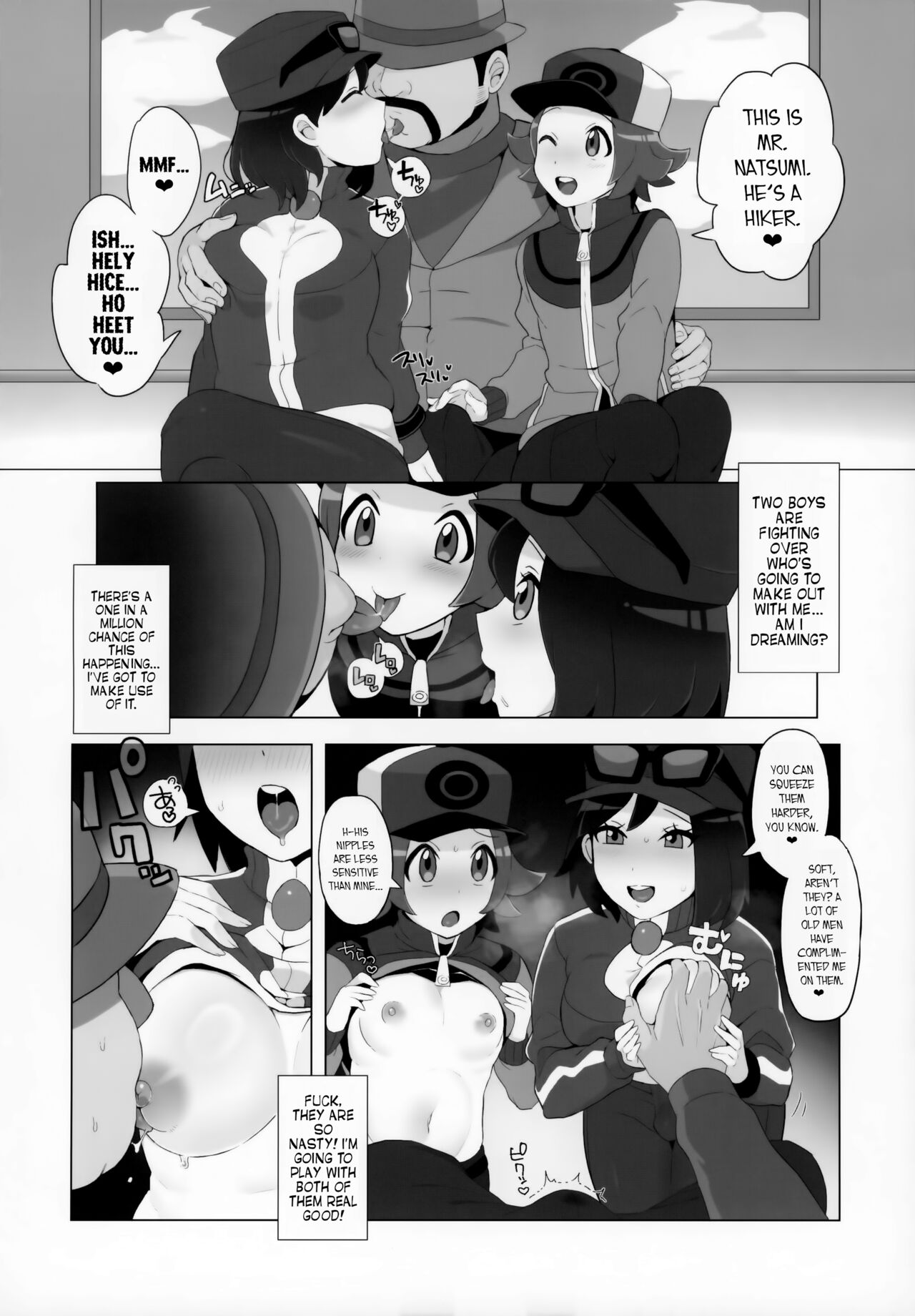 Toyakaru ga Isshu Chihou de Ironna to Ecchi Koto Suru Hon | A Book about Hilbert and Calem having sex with various men page 9 full