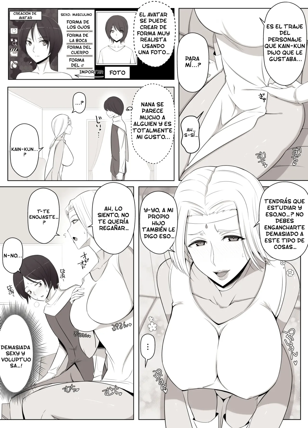 Virtual Chat de Deatta Risou no Josei wa Boku no Mama deshita♥ | La Mujer Ideal que Conocí en el Chat Virtual...¡Era Mi Mamá!♥ =Español  = page 4 full