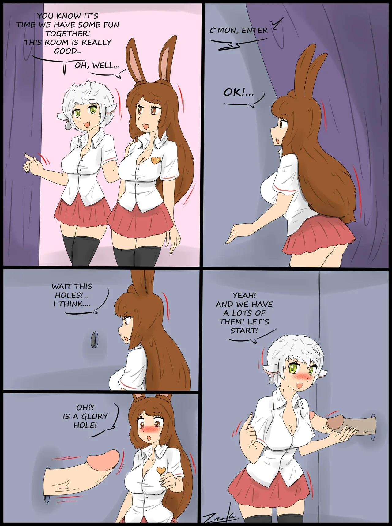 Friendly Holes page 1 full