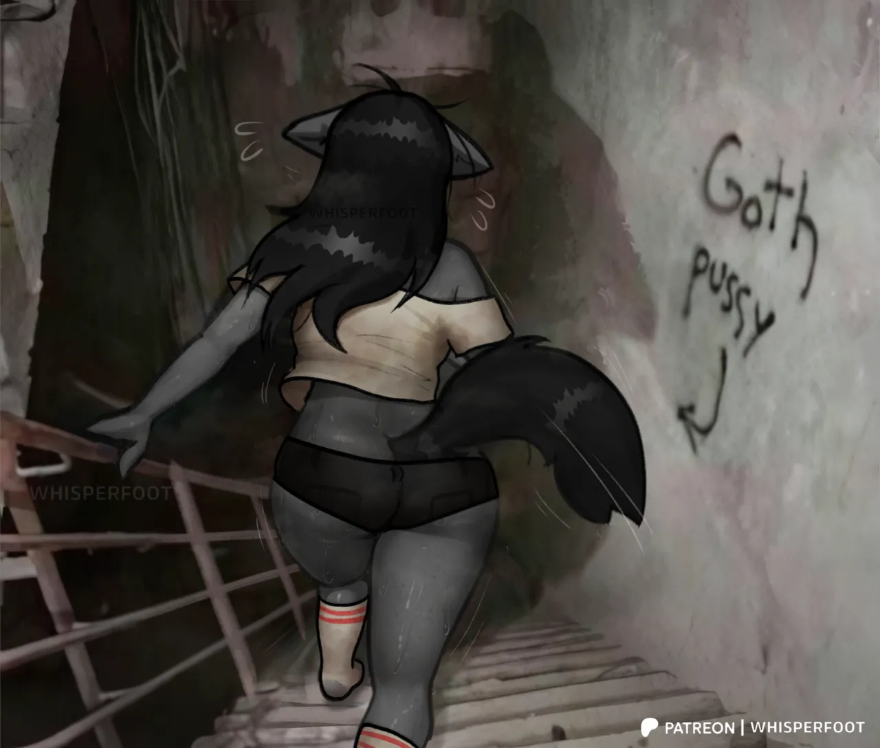 Whisperfoot - SAMI Goth P-ussy meme 🐺💨 page 1 full