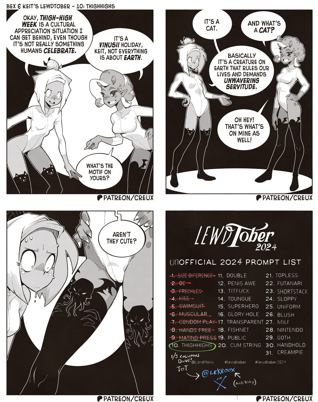 Bex & Keit's Lewdtober 2024 page 10 full