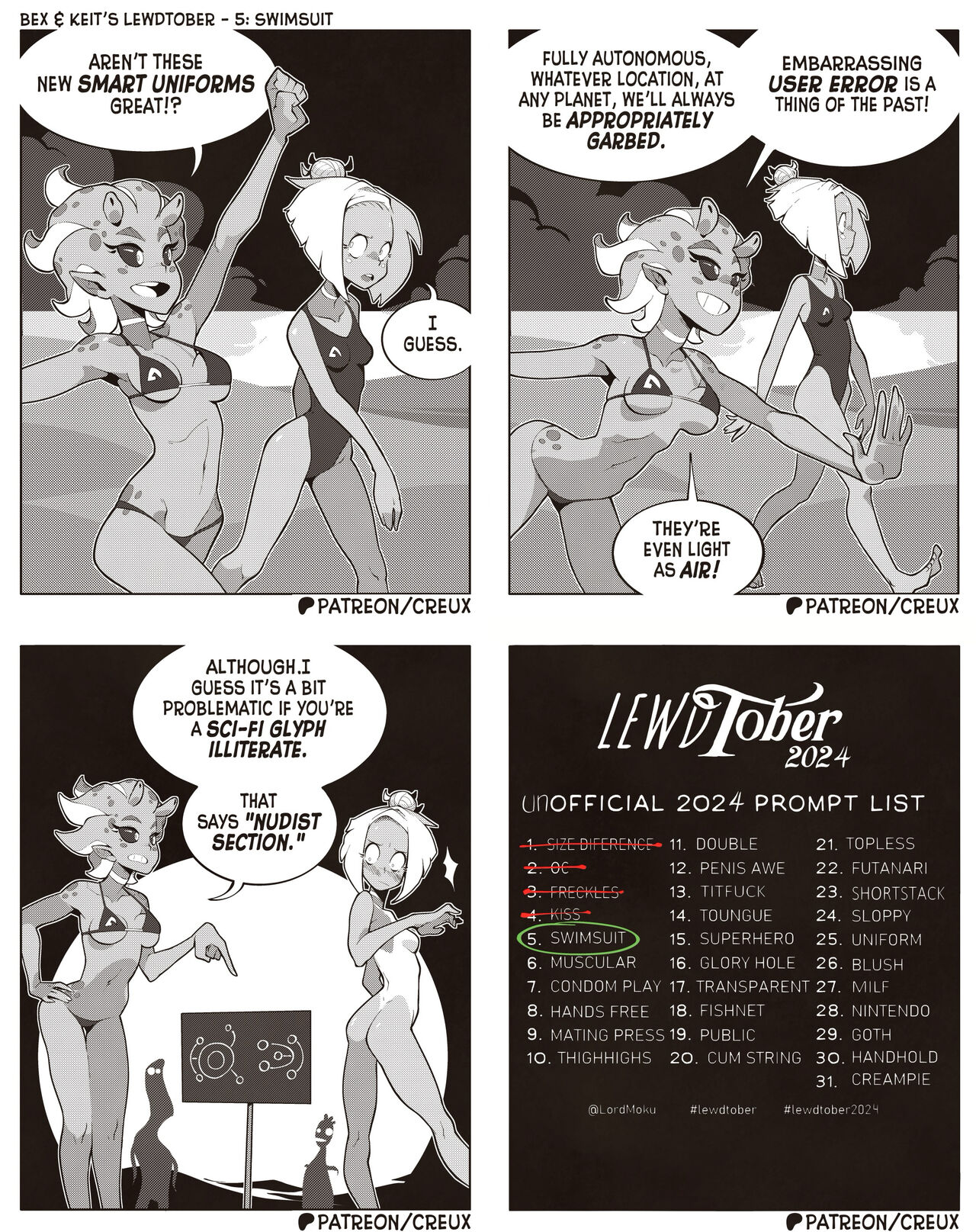 Bex & Keit's Lewdtober 2024 page 5 full