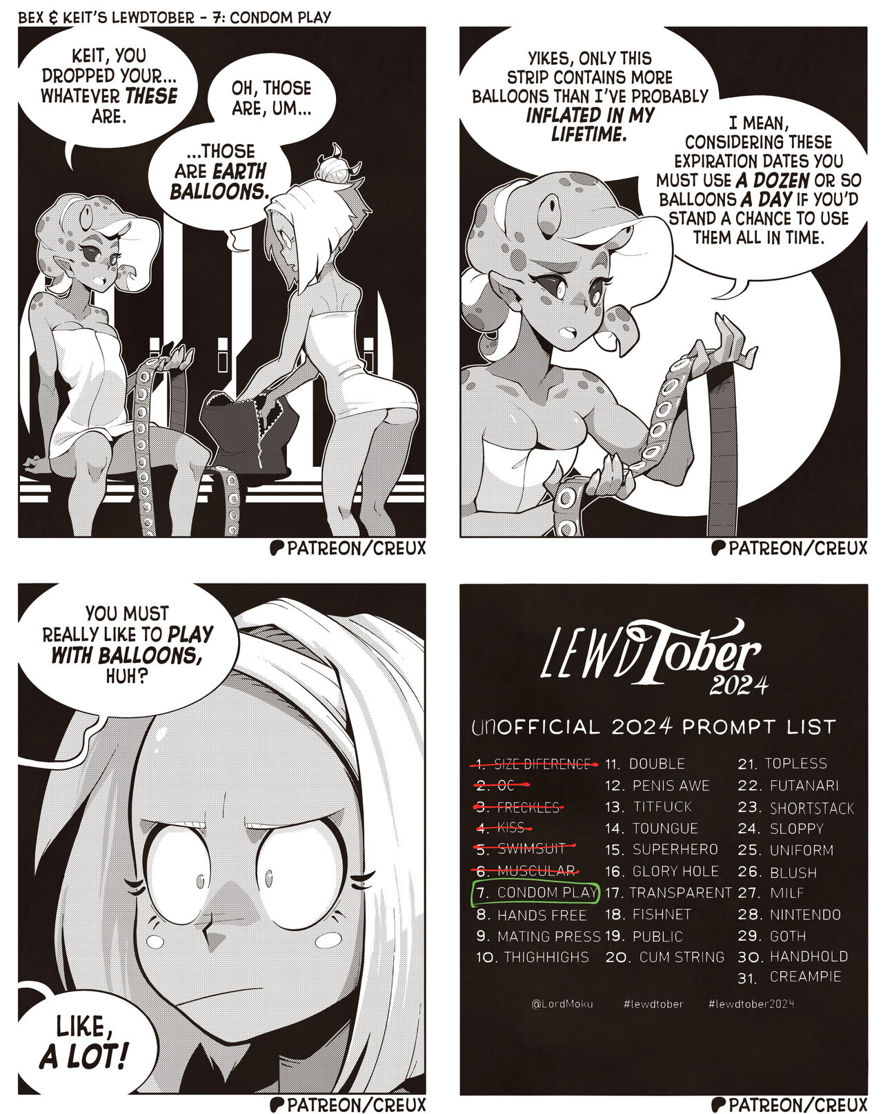 Bex & Keit's Lewdtober 2024 page 7 full