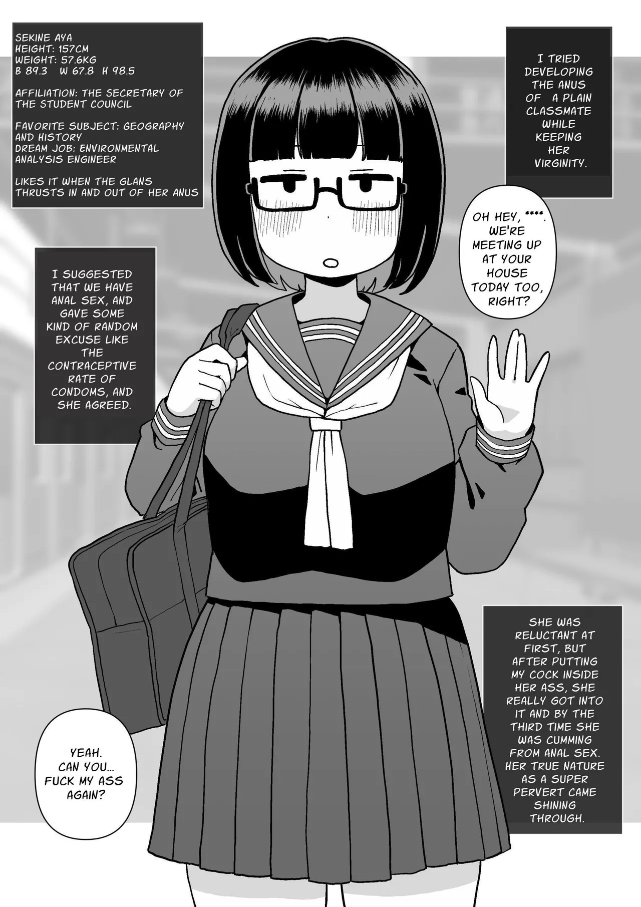 Mob-gao Doukyuusei o Shojo no Mama Anal Kaihatsu shita Hanashi | I Sexually Developed The Anuses Of My Plain Looking Classmates While Leaving Them As Virgins page 2 full