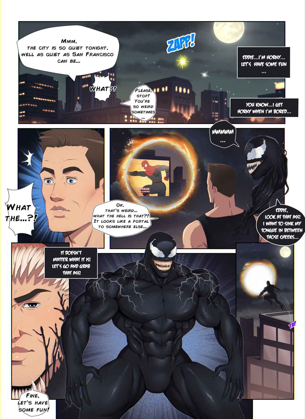 Spiderman x Venom page 1 full