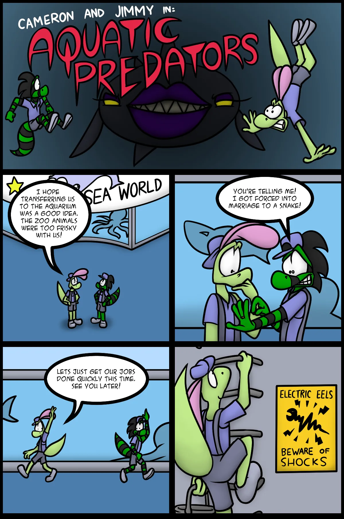 Aquatic Predators page 1 full