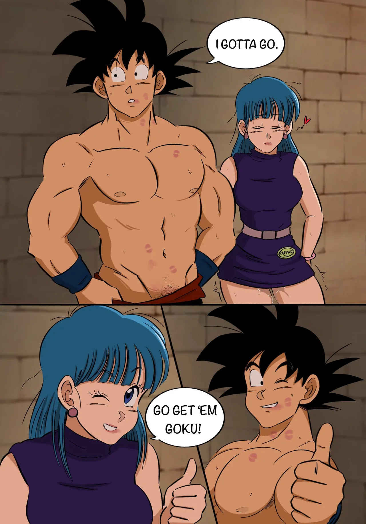 goku x bulma reunion page 6 full