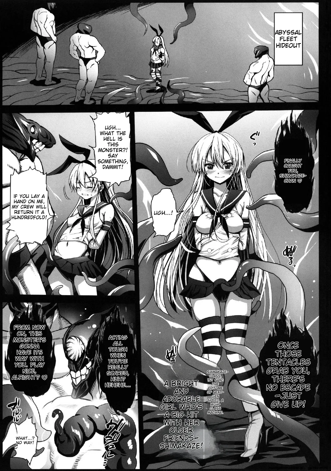 Akuochi Shimakaze ~Ero Shokushu ni Ochi to Sareru Kanmusu~ page 3 full