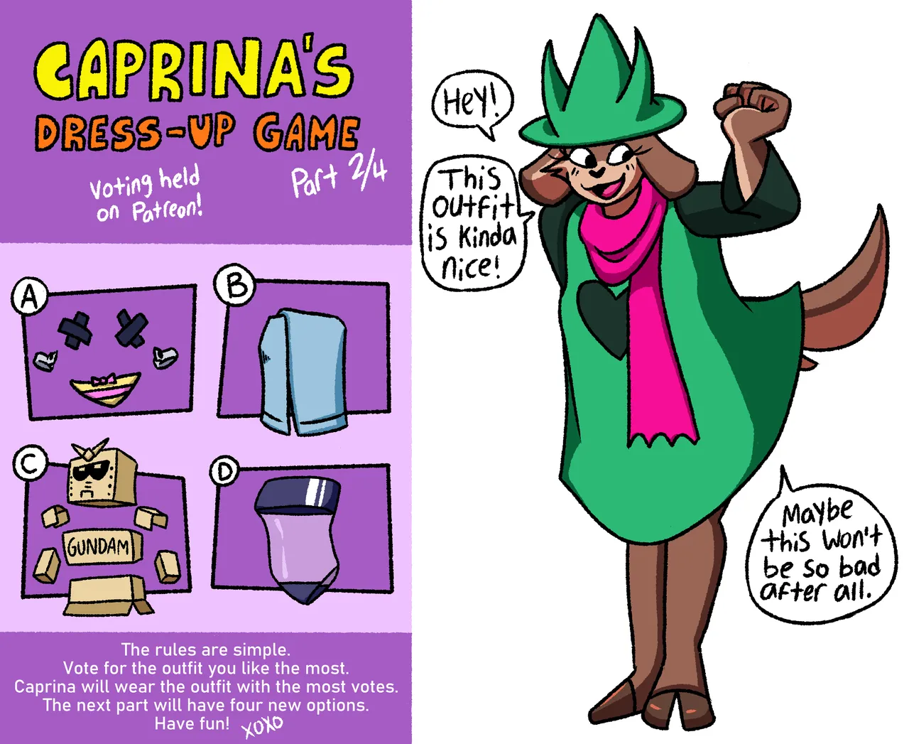Caprina's Dress-Up Game page 2 full