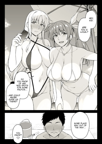 [Ishigaki Takashi] Ecchi na Onee-san-tachi ni Beach de Gyakunansareta Ken (Mahou Shoujo Lyrical Nanoha) [English] cover