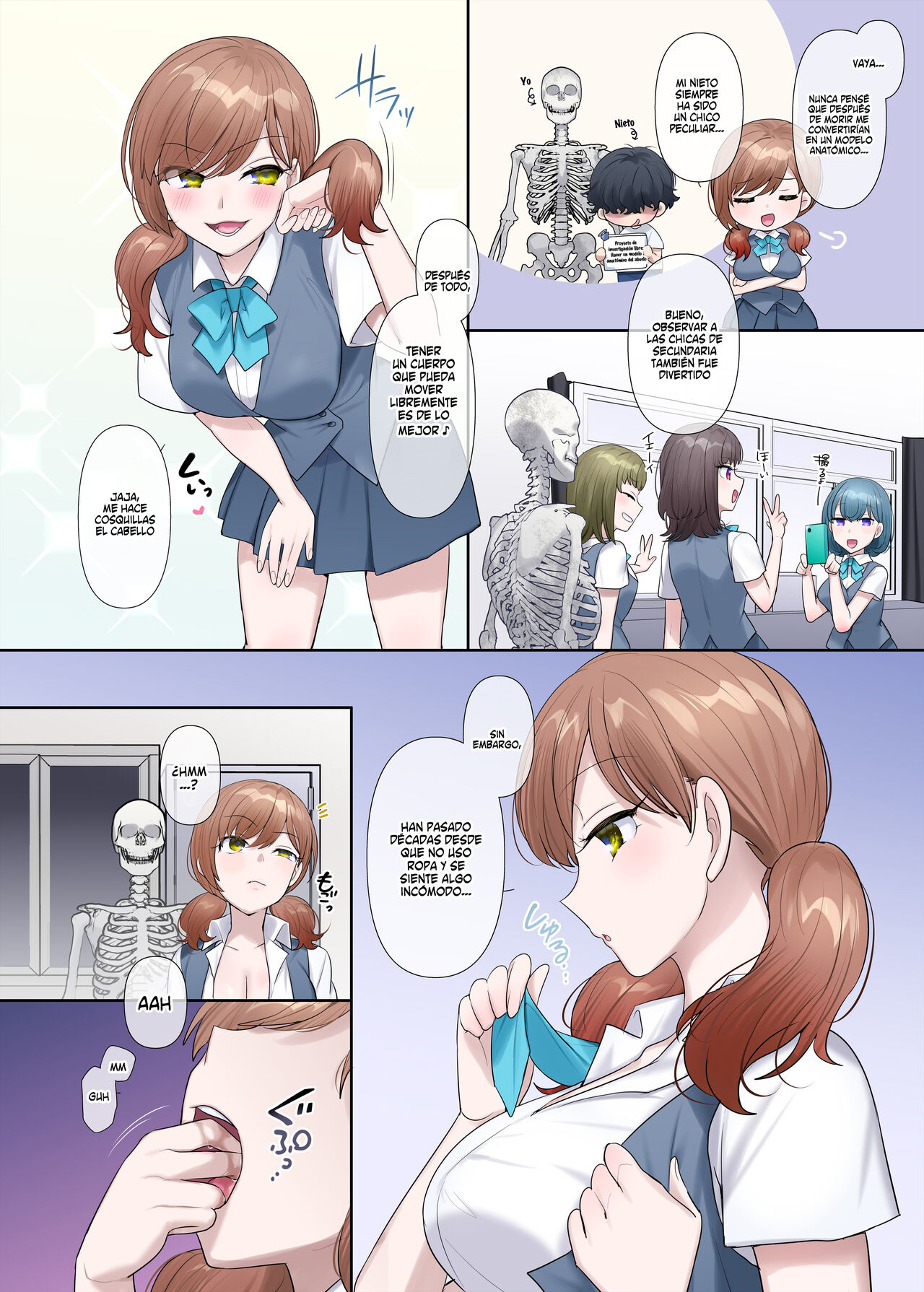 Inokori seibutsu-shitsu | La sala de biología luego de clases page 4 full