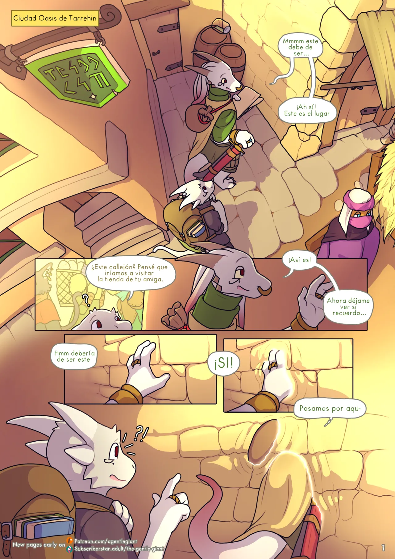 A taste of Sorcery | Una probadita de hechiceria page 1 full